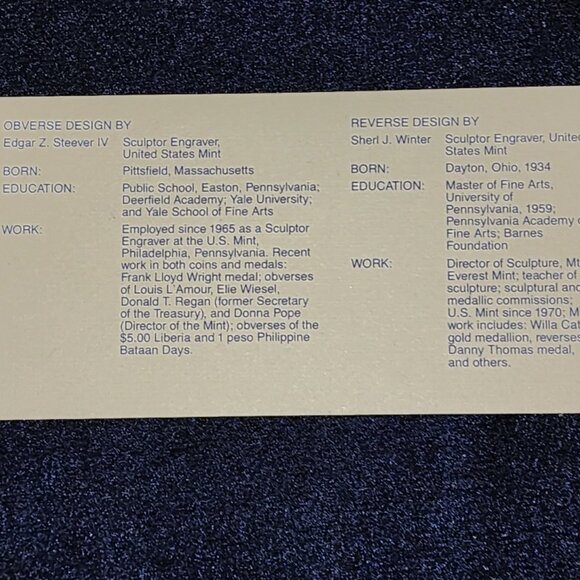 1986 US Mint Proof Liberty 2 Coin Set - Picture 13 of 15